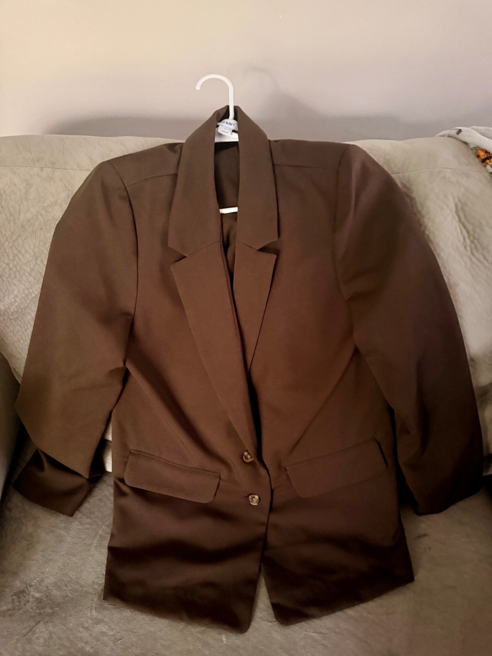 Old Navy Brown Women's Blazer Jacket